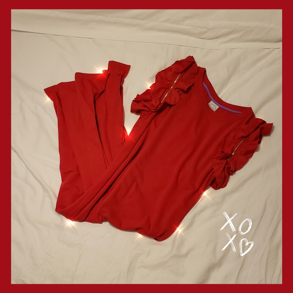 Red Midi Dress